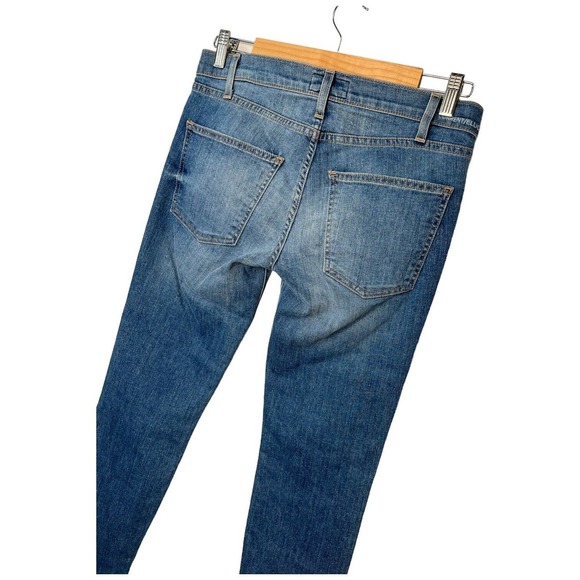 Current Elliott The Stiletto Ankle Skinny Carnival Blue 27 - Picture 5 of 14